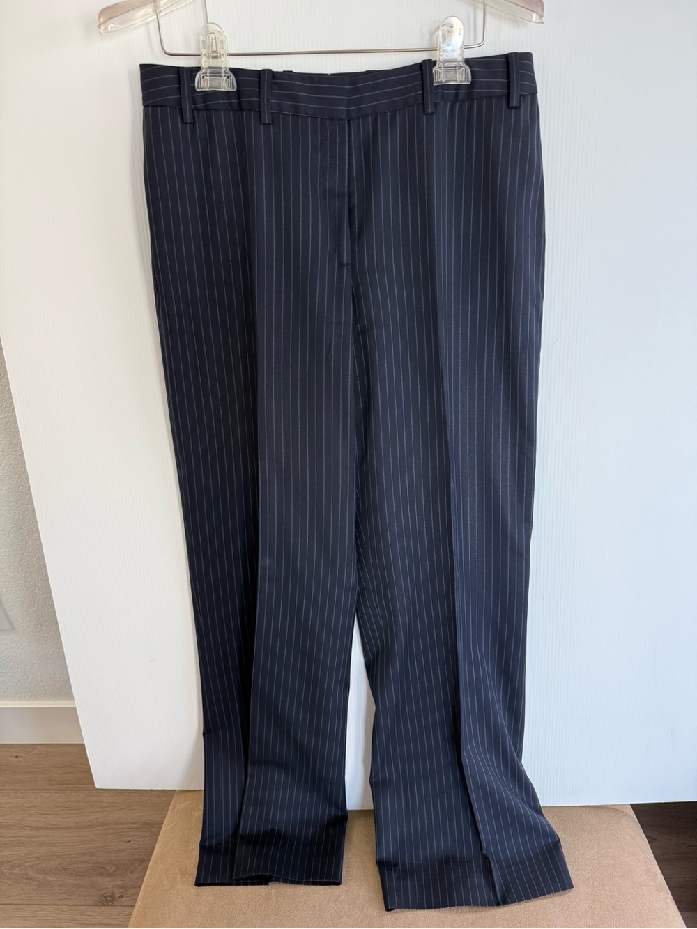 BROOKS BROTHERS Navy Pinstripe Trousers